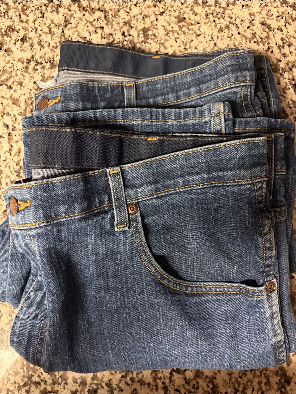 Faded Glory Men's Straight Leg Blue Denim Jeans 40x29